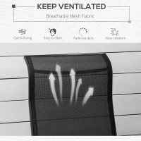 Outsunny Patio Glider with Breathable Mesh Fabric, Outdoor Glider Chair, Garden Rocking Gliding Seat for Patio, Yard, Porch, Black(m-6)