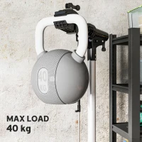 HOMCOM Bicycle Repair Stand Max 88 lbs, Bike Fixing Stand, Height Adjustable, Foldable and 360° Rotatable for Road Bike, Mountain Bike, E-Bike(m-7)