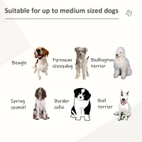 PawHut Heavy Duty Dog Crate w/ Wheels, Openable Top, Removable Tray, Bowl, for Large Dogs-Sized Dogs, 36.4" x 24.4" x 31.1"(m-7)