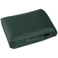 Outsunny Outdoor Swing Cover, Large 3-Seat Patio Swing Chair Hammock Cover UV Resistant Windproof All Weather Protection, Green(m-9)