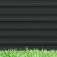 Outsunny 5' x 3' x 2' Raised Garden Bed, Galvanized Planter Box for Growing Flowers, Herbs and Vegetables, Dark Grey(m-9)