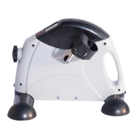 Soozier Portable Mini Exercise Bike Desk Pedal Indoor Cycle Fitness Hand Foot Exercise Machine w/ LCD Display(m-9)