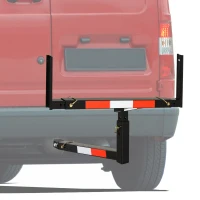 Soozier Suspended Truck Bed Extender with Adjustable Width and Height For Ladder, Rack, Canoe, Kayak, Long Pipes and Lumber(m-1)