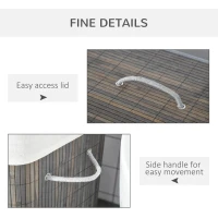 HOMCOM Bamboo Laundry Basket with Lid and String Handles, Collapsible Laundry Hamper with 2 Removable Bags, Gray(m-7)