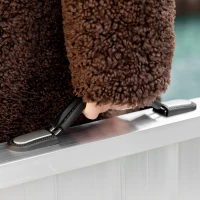 HOMCOM Foldable Portable Wheelchair Ramp Easy Access Carrier Ramp (5ft)(m-10)