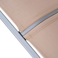 Outsunny 3-Seat Outdoor Porch Swing Chair, Patio Swing Glider with Adjustable Canopy, Breathable Seat, and Steel Frame for Garden, Poolside, Backyard, Beige(m-8)