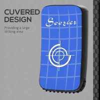 Soozier 16.5 in Muay Thai Kick Shield Punching Pad, Kick Shield for Martial Arts, Karate, Kickboxing, MMA x 1 Unit, Blue(m-4)