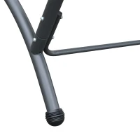 Outsunny 2-Seat Patio Swing Chair, Outdoor Porch Swing Glider with Adjustable Canopy, Cup Holders and Storage Tray, for Garden, Poolside, Backyard(m-9)