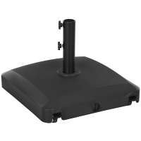 Umbrella Base 19.5" L x 19.5" W x 14" H Black