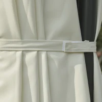 Outsunny Outdoor Patio Umbrella Offset Cantilever Umbrella with Twin Canopy Sunshade Umbrella with Lift Beige(m-9)