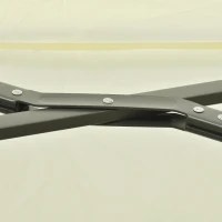 Outsunny Outdoor Patio Umbrella Offset Cantilever Umbrella with Twin Canopy Sunshade Umbrella with Lift Beige(m-10)