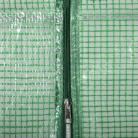 Outsunny 55" x 28" x 75" Walk-in Greenhouse Portable Garden Plant Flower Seed Warm House with 4 Shelves Outdoor Plant Growth Hot House PE Cover Green(m-9)