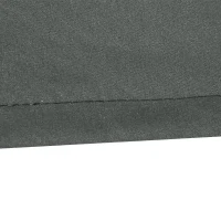 Outsunny 13' x 8' Retractable Awning Fabric Replacement Outdoor Sunshade Canopy Awning Cover, UV Protection, Grey(m-7)