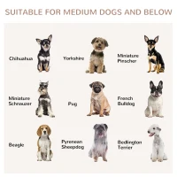 PawHut 31.5" Dog Crate Furniture with Double Doors, for Medium Dogs, White(m-7)