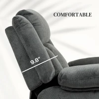 HOMCOM Power Lift Recliner Chair with Massage and Heat, Electric Lift Chair with Side Pockets for Elderly, Gray(m-7)