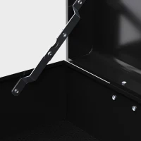 HOMCOM 6 Drawer 24" Portable Tool Box with Top Case, Ball Bearing Slides, Metal Tool Chest for Garage, Household and Warehouse(m-10)