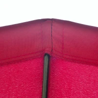 Outsunny 8ft Shanghai Garden Parasol Umbrella with Crank & Tilt, Adjustable Outdoor Sun Shade, Wine Red(m-9)