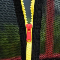 Outsunny 55" Kids Trampoline with Enclosure Net for Indoor/Outdoor, Trampoline for Boys and Girls Age 3-6 Years, Red(m-10)