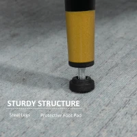 HOMCOM Accent Chair, Upholstered Armchair with Tufted Back Cushion and Steel Legs for Living Room, Bedroom, Grey(m-5)