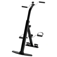 Soozier Seated Pedal Exerciser, Foldable Leg Exercise Bike with LCD Monitor for Seniors Elderly, Rehabilitation Recovery Therapy(m-1)