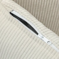 HOMCOM Modern Accent Chair, Upholstered Armchair with Solid Wood Legs and Lumbar Pillow for Living Room, Cream White(m-10)