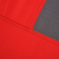 PawHut 31" x 27" Elevated Dog Cot Cooling Summer Pet Bed Frame With Mesh Ventilation - Red(m-9)