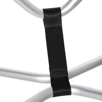 Soozier Kayak Cart Aluminum Boat Canoe Carrier Dolly Trolley Transport Trailer with Airless Beach Tires for Sand, Silver(m-9)