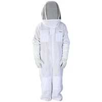 Outsunny Full Body Beekeeping Suit, Men & Women, Veil, Gloves, XXL(m-1)