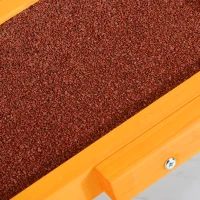PawHut Wood Pet Seesaw Platform Dog Agility Training Equipment Run Game Toy Weather Resistant Pet Supplies Natural(m-9)