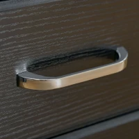 Vinsetto Lateral File Cabinet with 2 Drawers,  Filing Cabinet for Hanging Letter Sized Files, Office Printer Stand, Black(m-9)