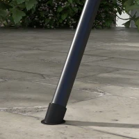 Outsunny 3-Seater Outdoor Porch Swing with Adjustable Canopy, Patio Swing Chair for Garden, Poolside, Backyard, Grey(m-11)