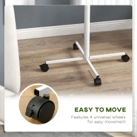 PawHut Bird Stand with Wheels, Perches, Feed Bowls, Round Tray for Parrot(m-5)