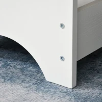 HOMCOM Foldable Dining Table, Folding Table with Storage Shelf, Drop-Leaf Kitchen Table for Dining Room, Oak(m-10)