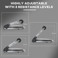 Soozier Ab Crunch Machine, Ab Workout Equipment, Whole Body Exercise Equipment for Home Gym(m-4)