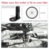 Aosom Elite Three-Wheel Bike Trailer for Kids Bicycle Cart for Two Children with 2 Security Harnesses & Storage, Red(m-7)