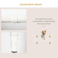 PawHut Dog Agility Training Equipment Set with Adjustable Hurdle, Tunnel, Chute, Weave Poles, Pause Box, Panels, Outdoor Obstacle Course Kit with Whistle(m-6)