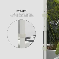 Outsunny 2PCS Instant Canopy Sidewalls, Canopy Walls Replacement, for 10' x 10' or 10' x 20' Pop Up Canopy(m-7)
