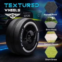 Qaba Aston Martin Licensed 12V Electric Go Kart, Kids Ride on Car with 4 Shock-Absorbing Wheels, Remote Control(m-9)