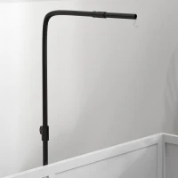 PawHut Whelping Box for Dogs with Retractable Light Stand, Waterproof Pad, Rail, Adjustable Height Door, 49" x 47"(m-10)