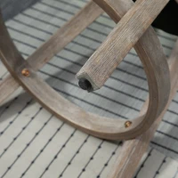 HOMCOM Bar Stools Set of 2 Fabric Kitchen Counter Stools, White(m-8)