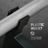 Soozier Barbell Jack, Deadlift Jack with Non-Slip Handle, Easily Load and Unload 440lbs Barbell Plates, for Home Gym Deadlifting Weight Training(m-6)