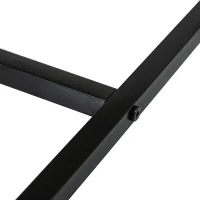 HOMCOM Modern Nightsta, Bedside Table with Drawers, Side End Table with Metal Legs for Bedroom, Zig Zag Design, Natural(m-10)