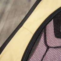 PawHut 49-inch Large Exercise Puppy Pet Playpen Portable Dog Cat Pet Play Pen Pet Cage Tent Kennel Crate Pink Carry Bag Included(m-10)