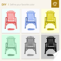 Outsunny Outdoor Wooden Rocking Chair, Single-Person Rustic Adirondack Rocker with Slatted Seat, High Backrest, Armrests for Patio, Garden and Porch, White(m-8)