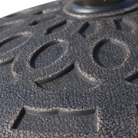 Outsunny 31 lb. Heavy Duty Patio Umbrella Base, Round Market Umbrella Base Holder for Outdoor, Garden, Backyard, Bronze(m-7)