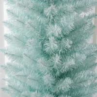 HOMCOM 7' PVC Slim Pencil Artificial Christmas Tree 500 Branch Tips(m-10)