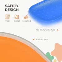 Outsunny 5 PCs Kids Stepping Stones, Obstacle Course Sensory Play Equipment for 3-8 Years, Indoor Outdoor Use(m-5)