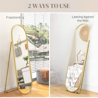 HOMCOM Full Length Mirror for Bedroom, Free Standing Dressing Mirror, Tall Mirror for Living Room, 20" x 63"(m-7)