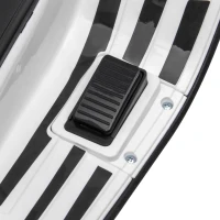 Qaba Vespa Licensed Kids Motorcycle 6V Toddler Motorcycle with Music, FM Radio, Headlight, WHite(m-9)