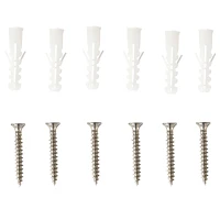 HOMCOM Set of 3 31.5" Wooden U-Shaped Floating Shelves Set Wall Mounted Hanging Bookshelf CD DVD Storage Display for Bedroom Living Room Kitchen, White(m-10)